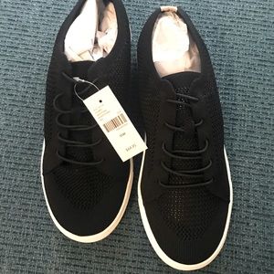 Lane Bryant Black Canvas Slip On Laced Shoes 10W